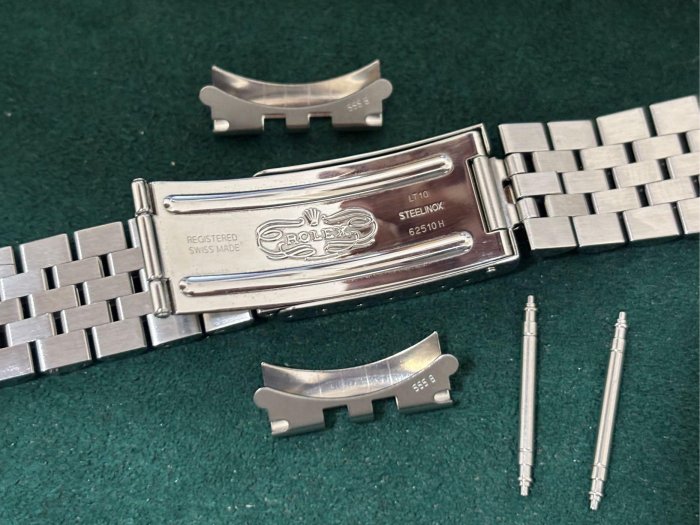 勞力士16234原廠rolex 62510H錶帶555B無孔錶耳 ~16014,16030,16000,16220,16250,16200,16264