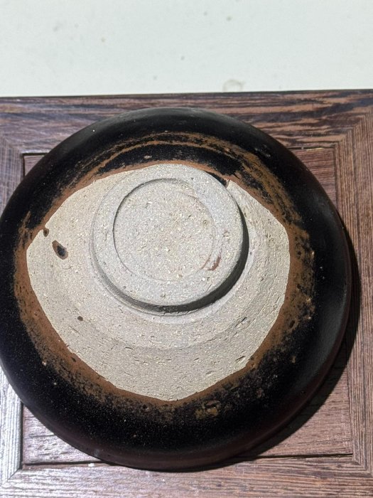 宋代建窯描金茶盞，鳳凰紋黑釉茶杯，精品古董器型工整，瓷質精良釉光亮