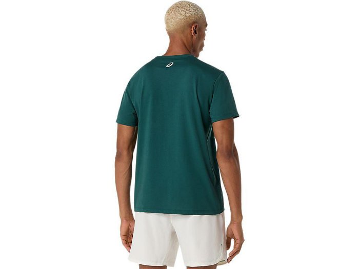 【曼森體育】ASICS 亞瑟士 短袖上衣 男款 2色 海外版 網球上衣 2041A355