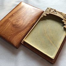 藏書樓】端硯(綠端，山水門字硯) | Yahoo拍賣