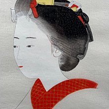 狂】 日本著名畫家土田麥僊Tsuchida Bakusen 限量木版版畫由他的后代土
