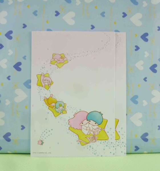 【震撼精品百貨】Little Twin Stars KiKi&LaLa 雙子星小天使~明信片(2入)-星星