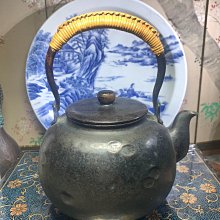 日本玉川堂老銅壺，鍍銀銅壺，銅熏銀壺，銅煮水壺，銅水注，一張