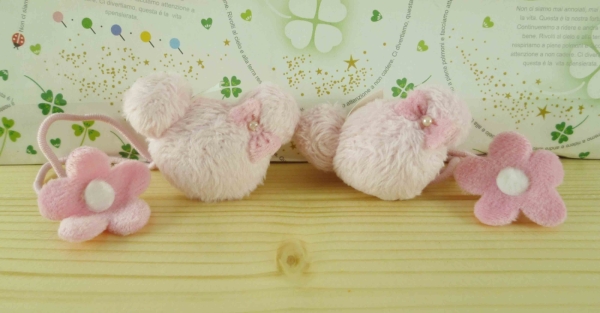 【震撼精品百貨】Micky Mouse 米奇/米妮 ~造型髮束-絨毛粉