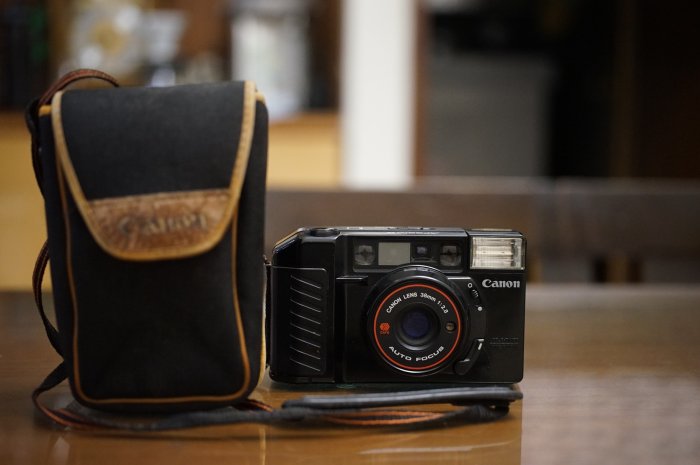 售】剛保養Canon AF35M II 38mm F2.8大光圈街拍底片機送電池約85成新