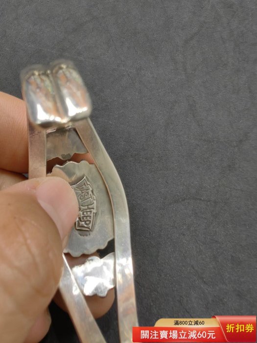 美國回流vintage中古印第安納瓦霍925純銀zuni阻尼娃娃綠松石手鐲，活口