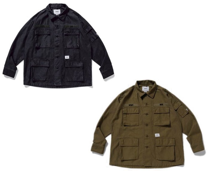 ジャケット・アウター 20SS WTAPS JUNGLE LS 01 SHIRT WTAPS ダブルタップス 20SS JUNGLE LS 01/SHIRT.COTTON.SATIN
