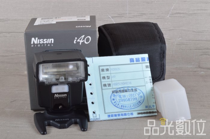 品光數位】Canon Nissin i40 公司貨閃光燈閃燈#129932 | Yahoo拍賣