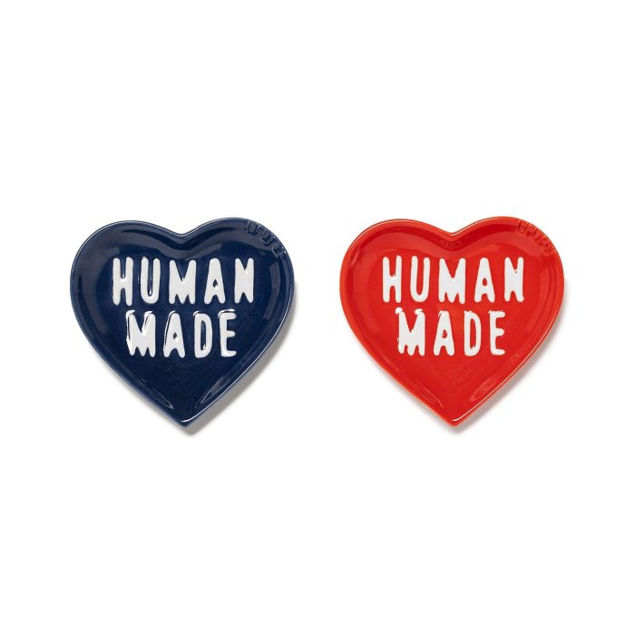 HUMAN MADE HEART CERAMICS TRAY 2色セット HUMANMADE HEART CERAMICS TRAY トレイ 赤 - メルカリ