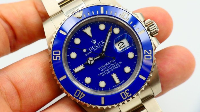 【美好時光】ROLEX 勞力士116619LB 18K金白金藍水鬼盒單全美品 126619參考