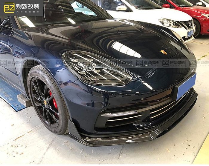 17-23款保時捷Panamera帕拉梅拉971改裝碳纖維小包圍前下巴側裙後下巴/請詢價