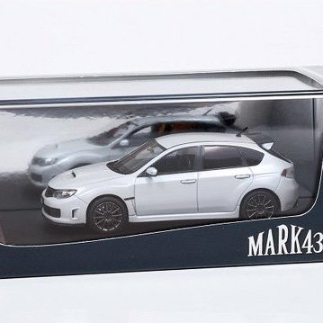 秉田屋】現貨Mark43 Subaru 速霸陸Impreza WRX STI R205 白1/43