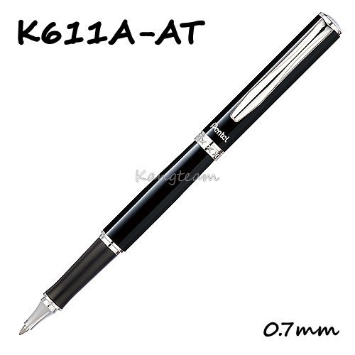 Pentel飛龍 K611A-AT 黑桿 烤漆Sterling鋼珠筆 免費刻字服務 (下單後請勿取消)