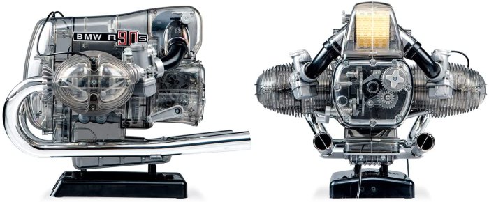 德國FRANZIS BMW 寶馬R90s Boxermotor 重型機車水平對置發動機引擎模型