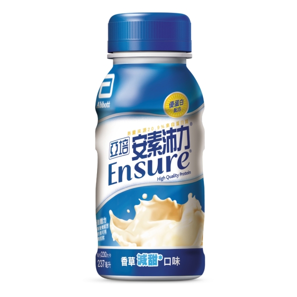亞培 安素 沛力優蛋白配方-香草減甜 (237ml/24瓶/箱)【杏一】