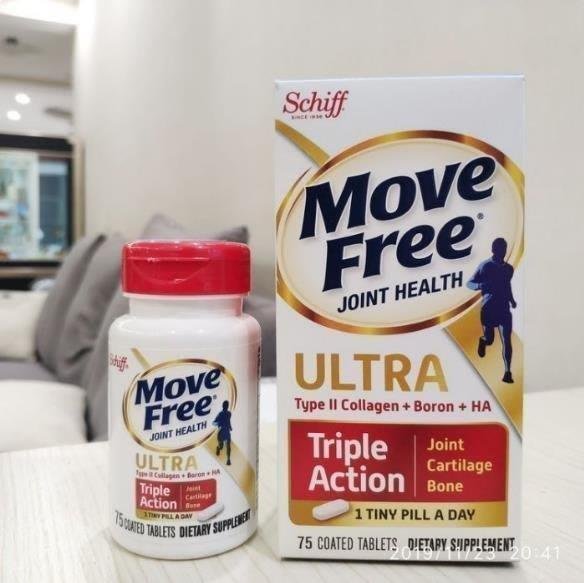 買三送一Move Free益節UCII關節保養加強型迷你錠（75錠）Schiff旭福