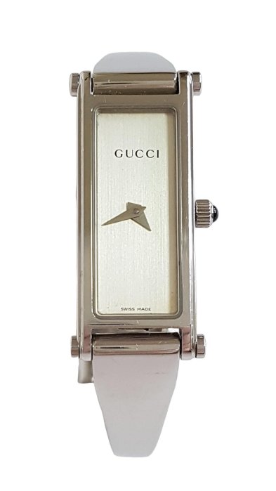 GUCCI 經典款 1500L 系列 瑞士製 時尚女腕錶， 保證真品 超級特價便宜賣 功能正常