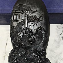 程君房聚墨堂90年代古法墨魚躍龍門造型特大墨，重量420.5克，推薦收藏