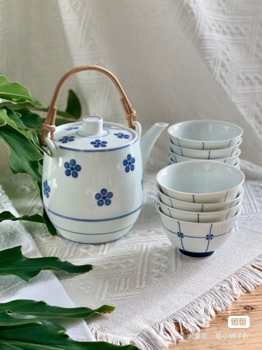 特價｜日本進口白山陶器茶壺，白山陶器經典梅花茶壺。 白山陶器