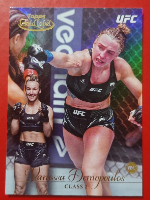 UFC 終級格鬥新人卡 Vanessa Demopoulos 2024 Topps Gold Label UFC RC #36