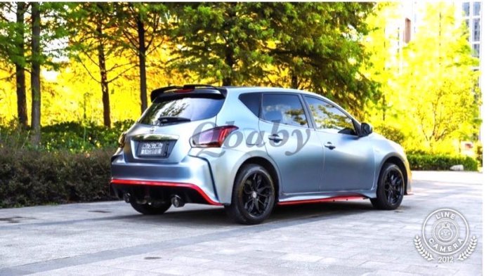 2013 ~2019 TIIDA 後保桿 素材價 另售: 前保桿 側裙 面優平整!! 原廠材質~現貨!