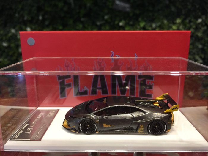 1/64 Flame ランボルギーニ　ウラカン　GT LP610 ガンメタ Preorder] Flame 1:64 Lamborghini Huracan GT LP610 (5