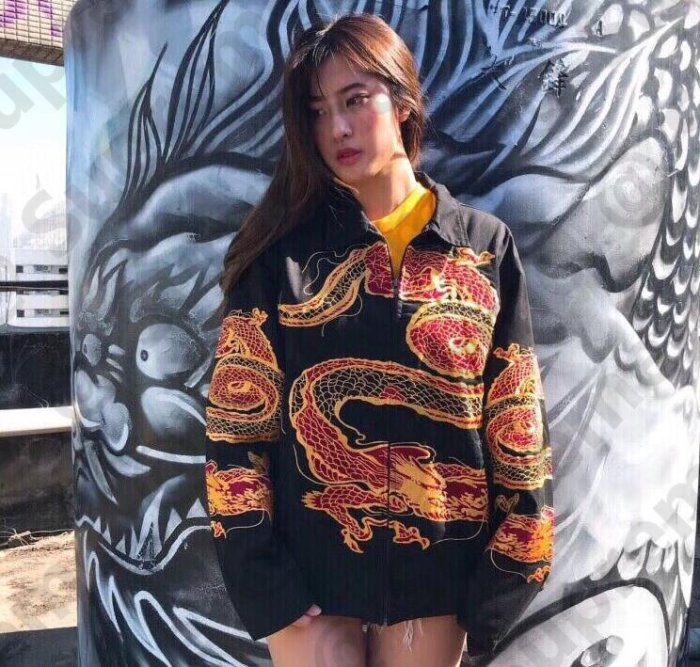 Supreme 18fw Dragon Work Jacket 龍袍刺繡夾克| Yahoo拍賣
