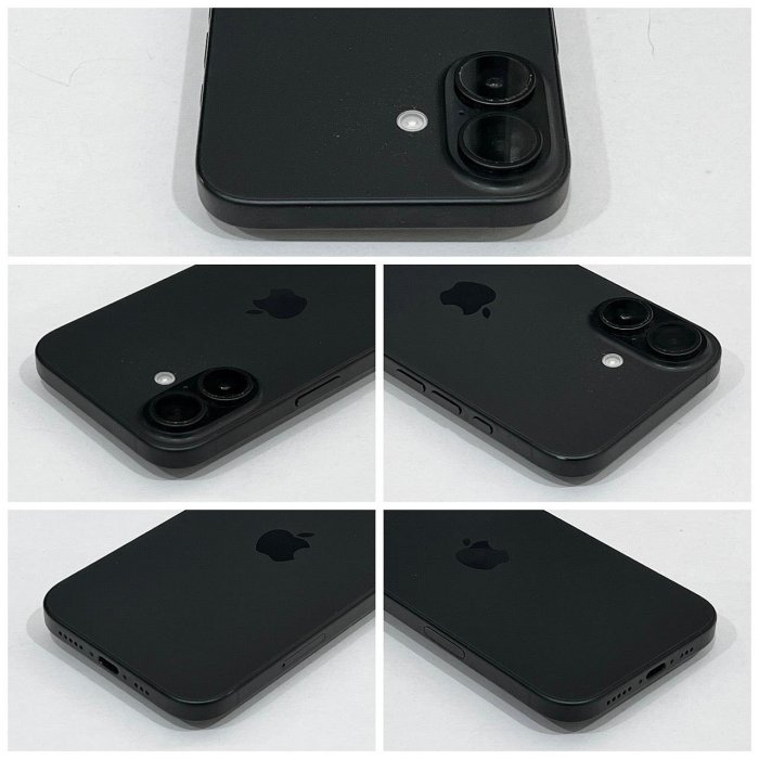 IPHONE 16 256G 黑色 二手機 中古機 附發票 手機出租 高雄【米米科技】M8839