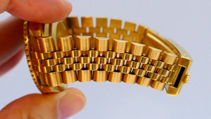 【美好時光】勞力士ROLEX極品老金勞16718虎眼色面全金款GMT( 16758 116718 126718參考)