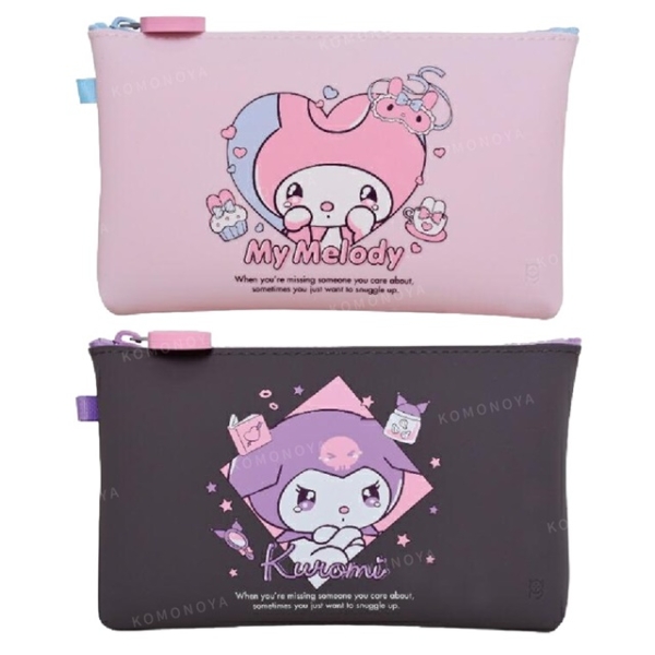 小禮堂 Sanrio 三麗鷗 矽膠收納包 (哭哭臉款) 美樂蒂 酷洛米