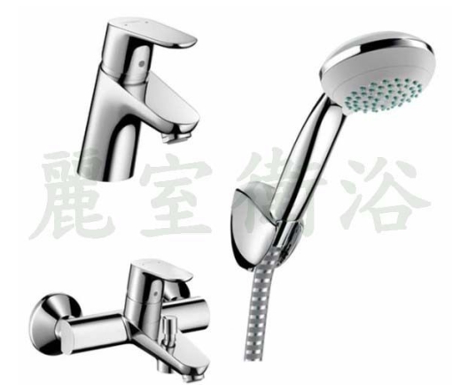 【麗室衛浴】殺很大 德國Hansgrohe iF概念設計獎 Focus E² 系列 龍頭套裝組 88110019