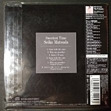 日版全新品- 松田聖子Seiko Matsuda --- Sweetest Time (紙ジャケット