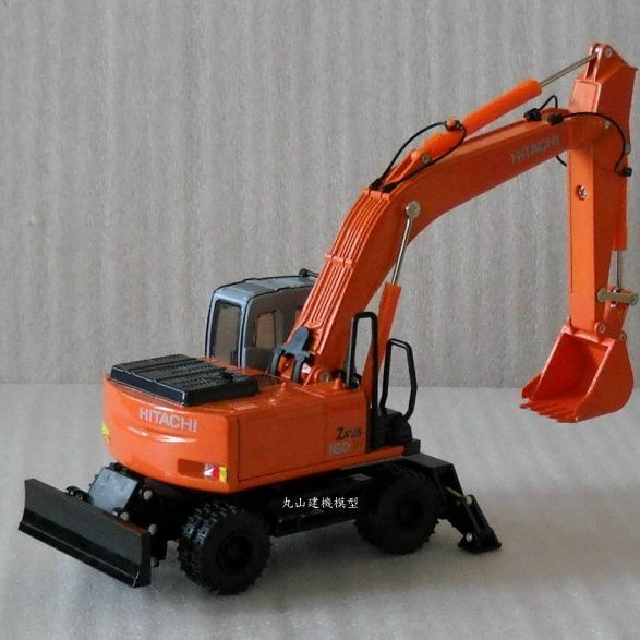 日立建機 HITACHI ZAXIS 160W 1/40 模型 丸山建機模型店]---絕版品HITACHI ZAXIS-160W 1/40 輪式怪手挖土機模型