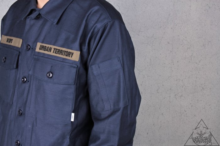 HYDRA】Wtaps Buds LS / Shirt. Cotton. Satin 襯衫軍襯衫