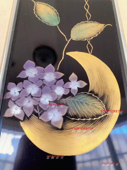 輪島塗　特選美術　飾額　双雲作 日本中古漆器創作漆器輪島塗富田立山作手彫沈金彩漆繪漆器掛畫原盒原貢