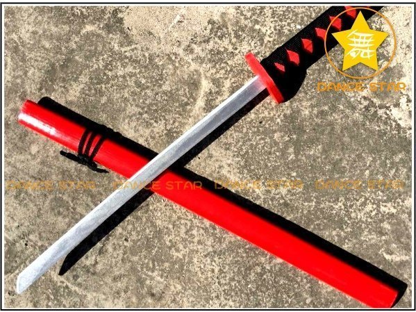 星星-K122#-日本木質大武士刀~未開刃~日本武士國劇京劇古裝武打cosplay