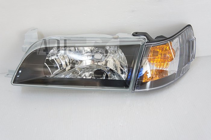 ~~ADT.車燈.車材~~豐田 AE100 AE101 COROLLA 93-97 日規 H4玻璃黑框大燈+角燈+水箱罩