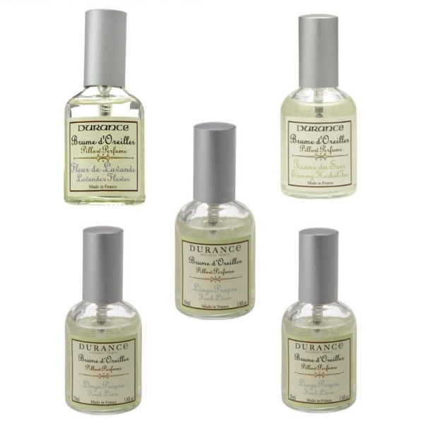 法國製 DURANCE 枕頭香水 50ml 夜晚香草茶/薰衣草/亞麻/棉花/玫瑰 枕頭香氛噴霧【南風百貨】