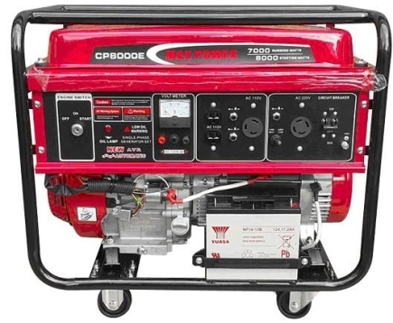 [ 家事達 ] CP6500E 電動起動四行程發電機-6500W (含輪) 殺很大