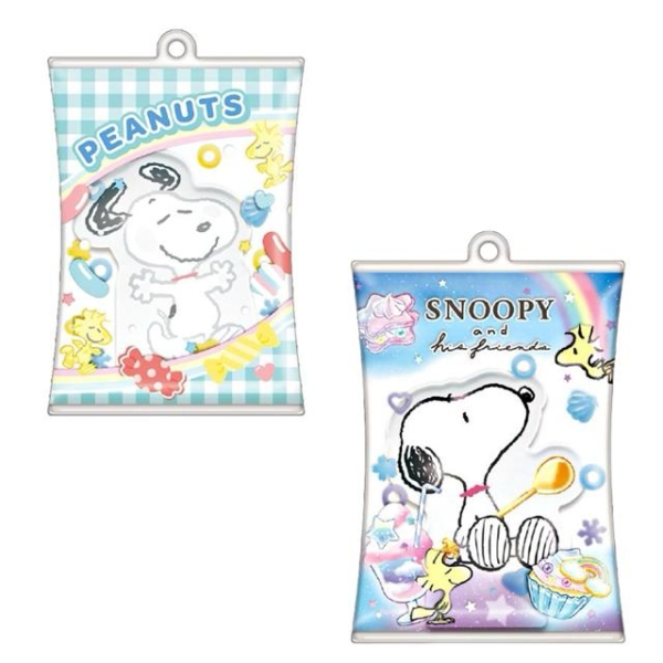 小禮堂 Snoopy 史努比 造型鑰匙圈 (糖果款)