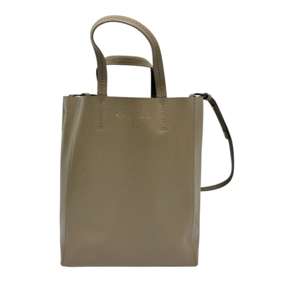 CELINE 賽琳 淺褐色 牛皮 Small Vertical 肩背包 176183ANY 【二手名牌BRAND OFF】