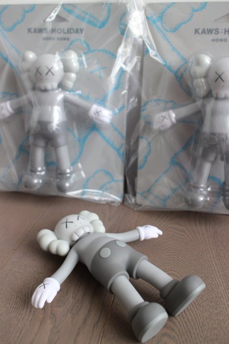 全新正品】KAWS HOLIDAY HONG KONG 灰色Companion Bath Toy 香港站限定