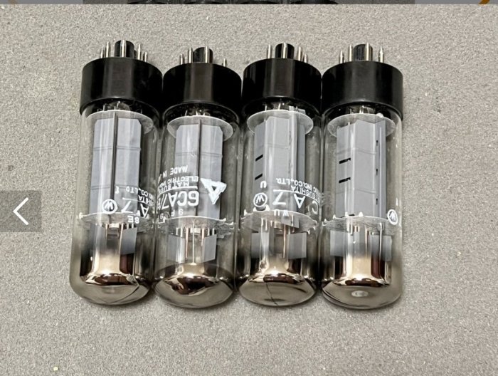 Matsushita Electric 6CA7 真空管 4本セット Matsushita Electric 6CA7 真空管 4本セット