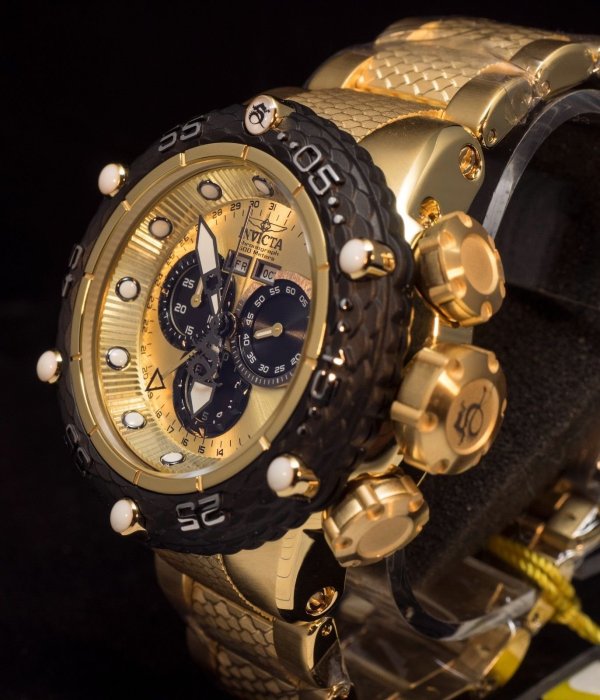 大男人》Invicta 21676瑞士大錶徑52MM龍係列潛水錶，特殊錶冠設計