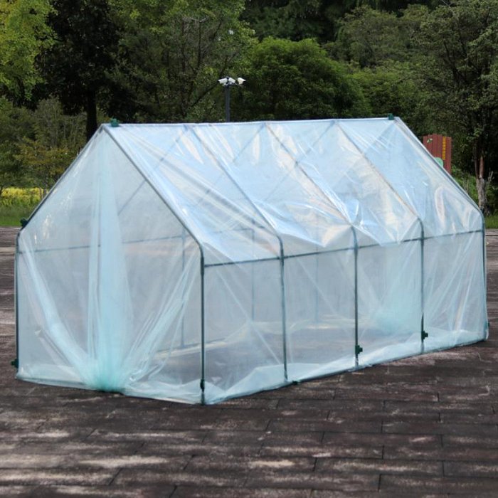 【珍愛頌】N369 塔型保溫棚 植物保溫棚 防雨棚 蔬菜棚架 花卉棚架 多肉暖房 保濕育苗棚 遮陽防雨棚 陽台 戶外花房