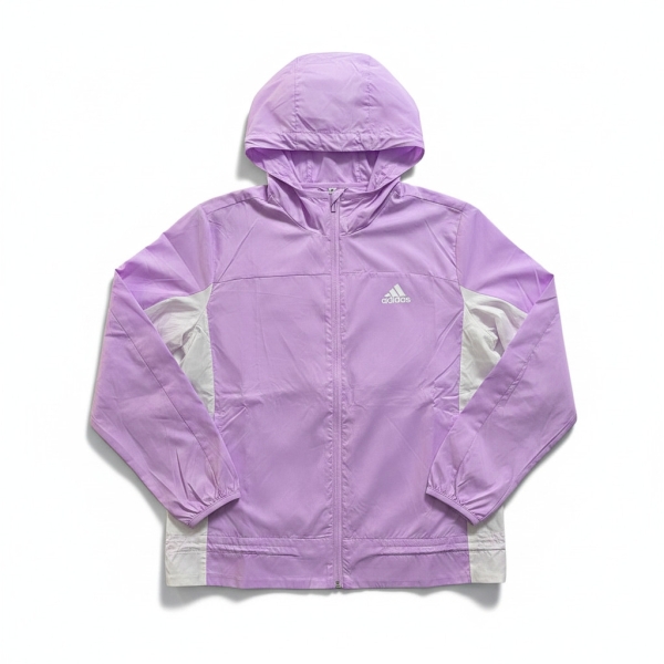 ADIDAS 外套 W BL WB 紫色 連帽 防曬 風衣外套 女 HP1990