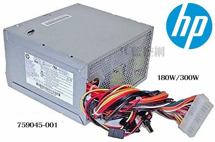 HP 759045-001 ProDesk 550 405 400 G3 180W/300W 電源供應器