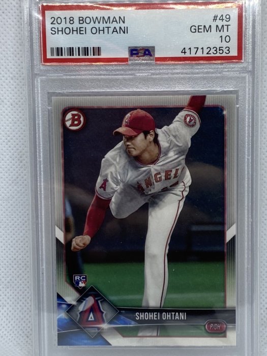 2018 BOWMAN 49 大谷翔平 RC PSA 10 2018 大谷翔平rc PSA 10的價格推薦- 2025年11月| 比價比個夠BigGo