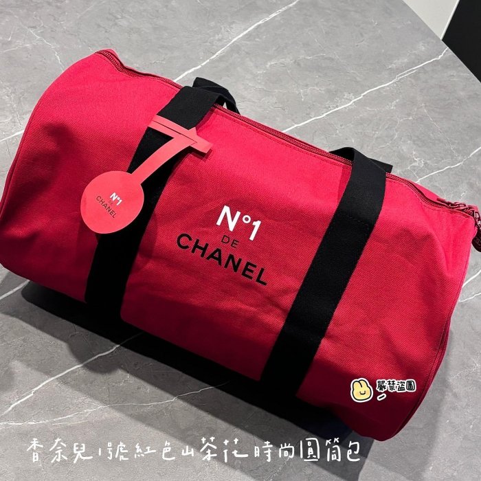 ^^Smile美妝小舖^^ 香奈兒1號紅色山茶花時尚圓筒包 正品 全新百貨公司貨