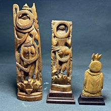 印度白檀木雕弁財天佛教美術佛像古董木像木製密教擺飾| Yahoo拍賣